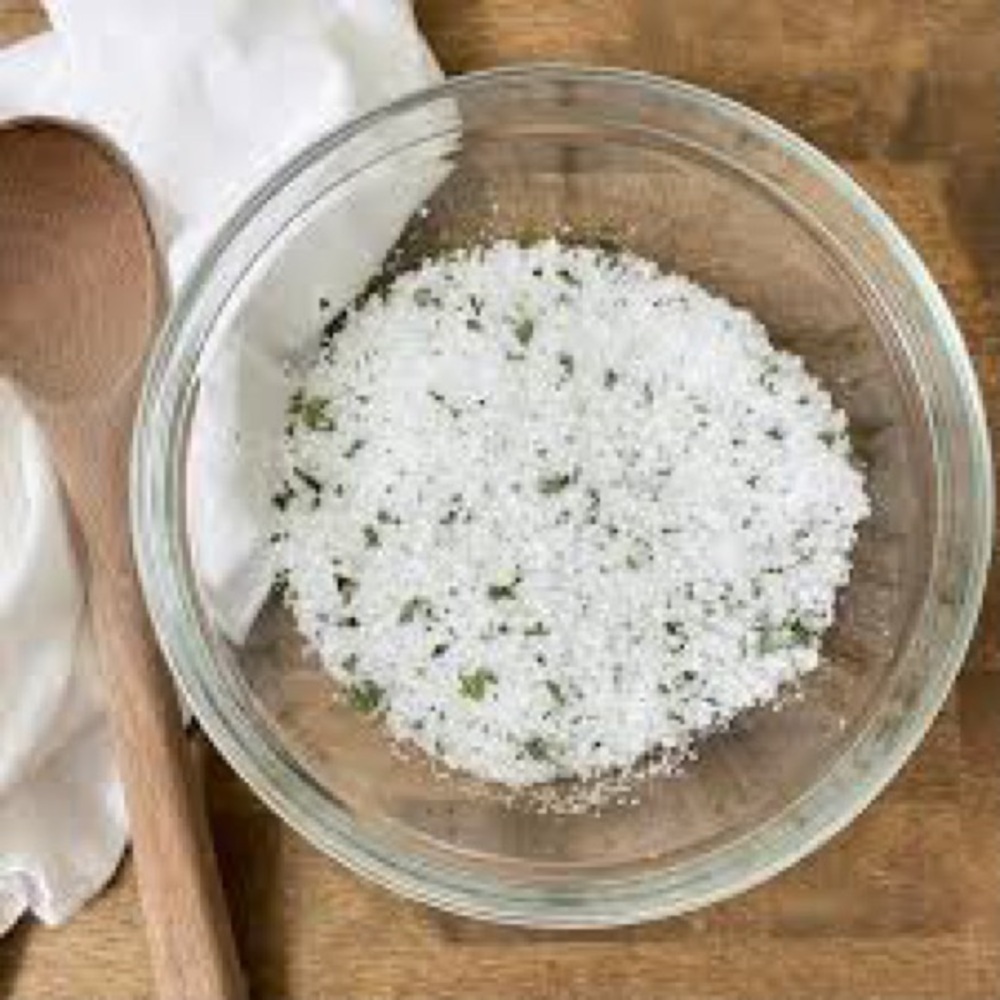 Hand crafted sore muscle spearmint Epsom bath salt